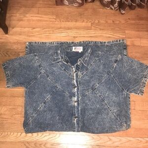 Vintage Western Denim Dress